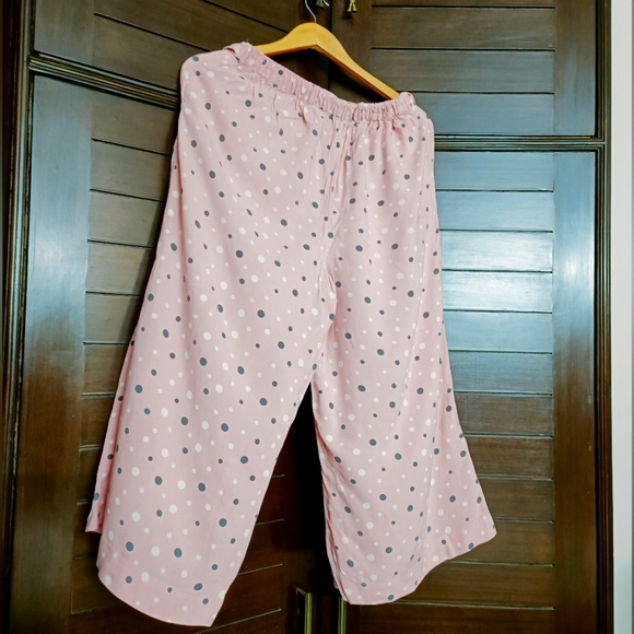 Rio Polka Dot print Culottes with Tie-up - Picture 2 of 4